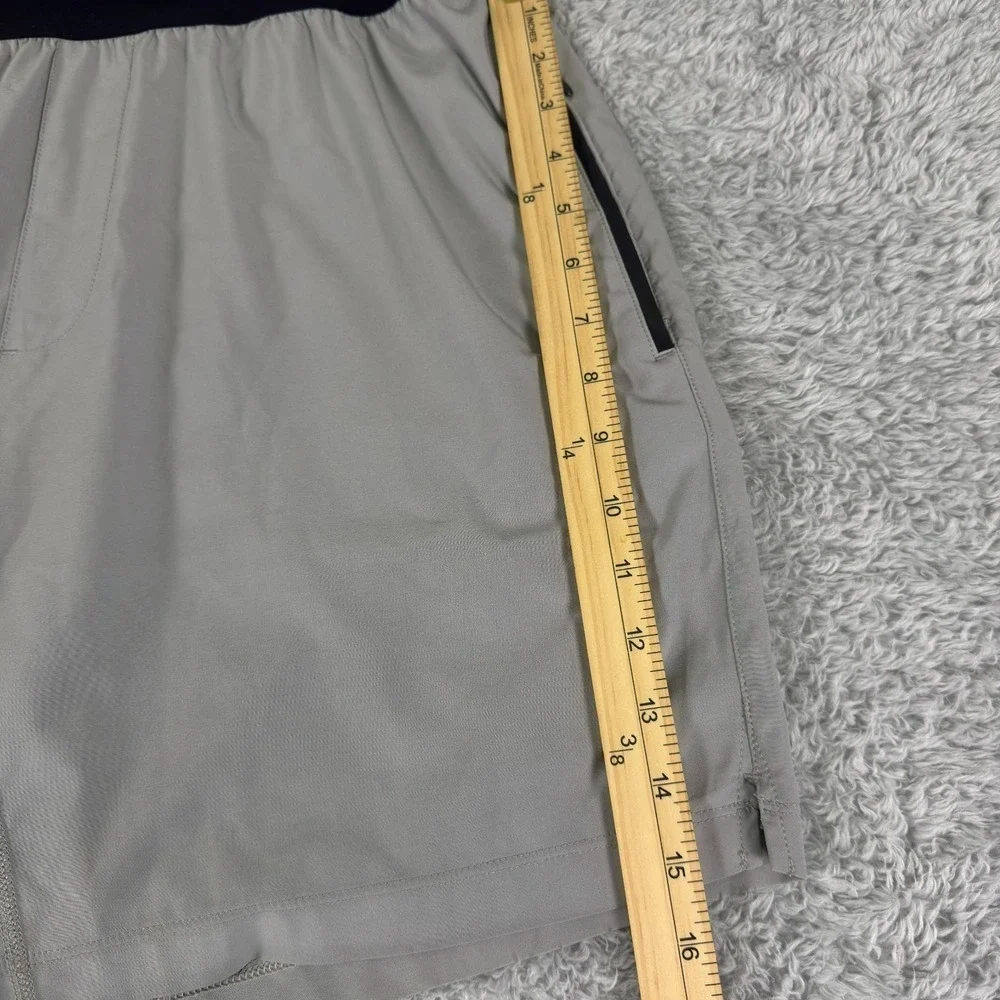 Rhone Men's Mako Tech Shorts Unlined Sage Green Grey Size L Athletic